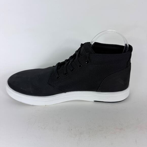 Timberland Davis Square Chukka Shoes Men\'s 9 Black Leather Lace-Up Waterproof main image 10